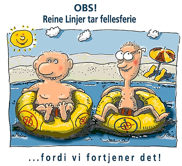 Ferieavvikling hos Reine Linjer