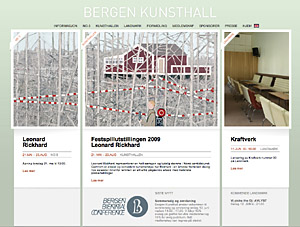 Nettsider for Bergen Kunsthall